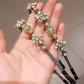 Bandeau Opaska Rhinestone Pearl Headband Luxury Hair Accessories Korean Baroque Handmade Star Hairband Vintage For Women Girls Gift